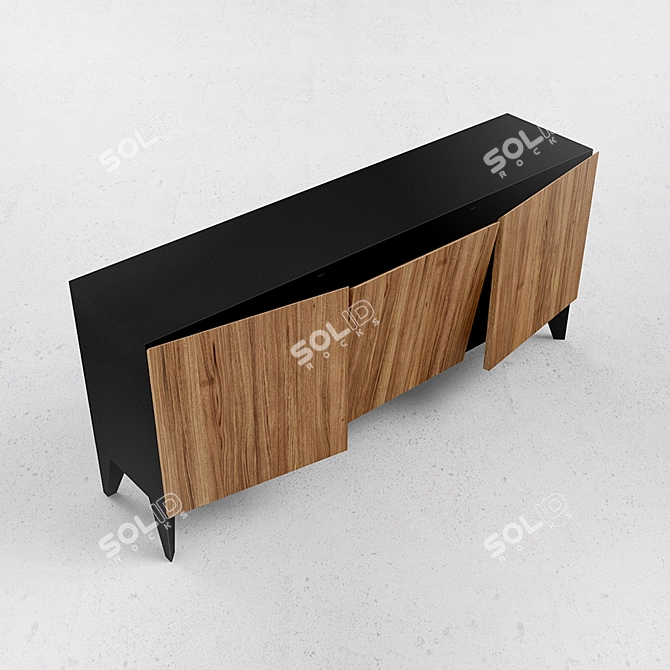 Modern Scandinavian Style Chest 3D model image 3