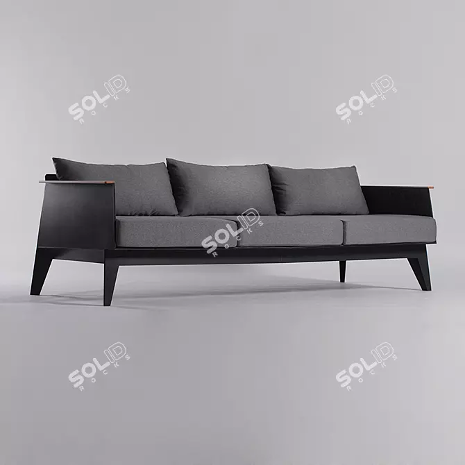 Elegant and Functional Sofa E8 3D model image 1