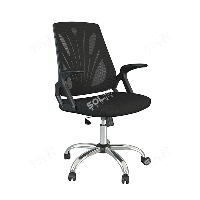 Stylish Armchair FX-82: Ultimate Comfort 3D model image 1