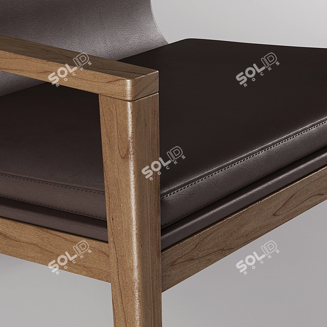 Jesse Lyl: Stylish Italian Armchair 3D model image 2