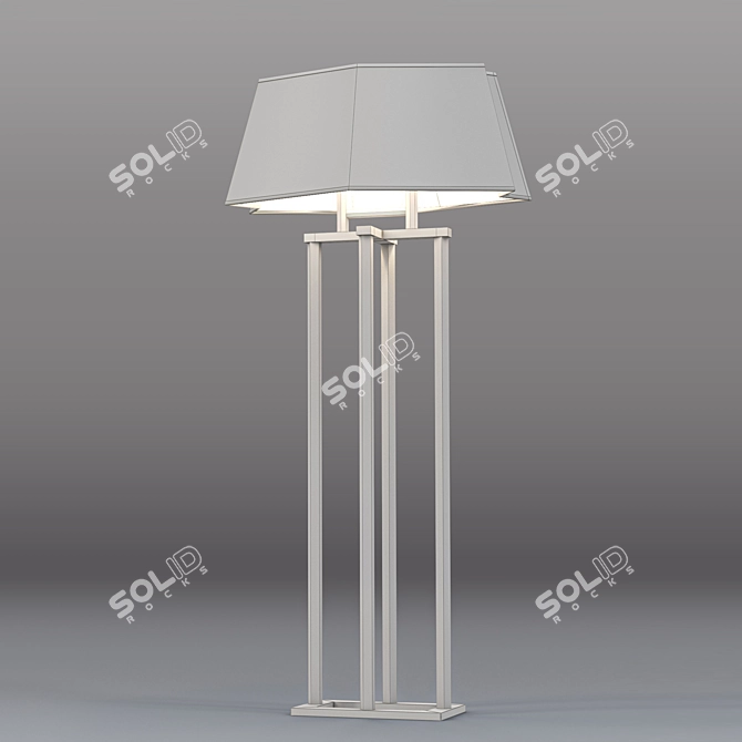 Elegant Touch Floor Lamp 3D model image 2