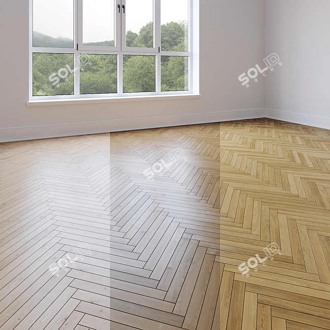  3D Wood Flooring Collection 3D model image 1