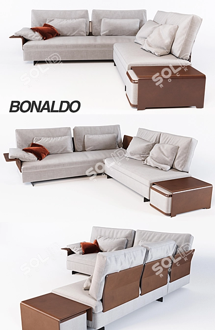 Modular Bonaldo Gossip Sofa 3D model image 2