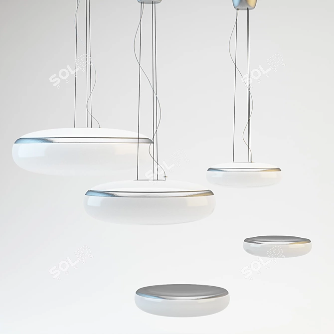 Fagerhult Tibi Pendant Light Set - German Design 3D model image 3