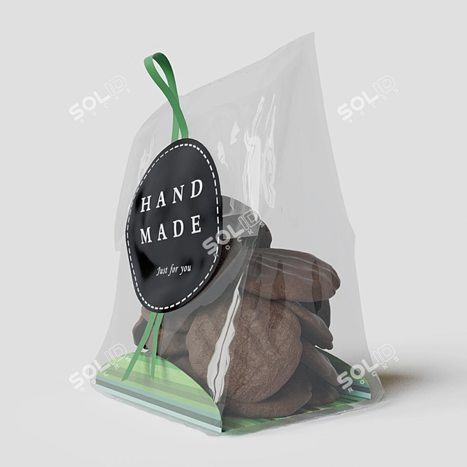 Delicious Handcrafted Cookies 3D model image 3