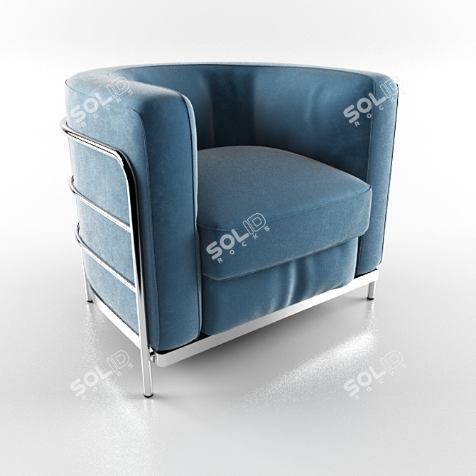 Elegant Zanotta Sofa: Perfect Comfort 3D model image 1