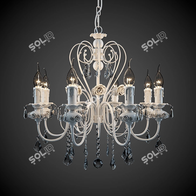 Classic Beauty Chandelier by Donolux 3D model image 1