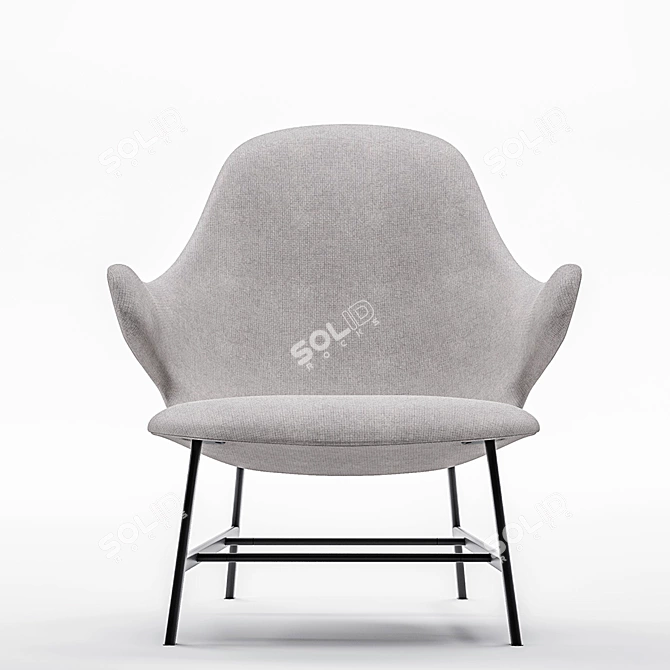 &tradition CatchLounge - Stylish and Comfortable Lounge Chair 3D model image 2