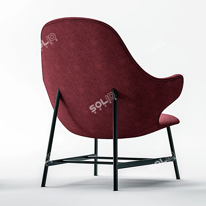 &tradition CatchLounge - Stylish and Comfortable Lounge Chair 3D model image 3