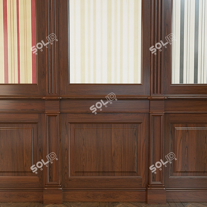 Wooden Panel Collection - Oboyami_22 3D model image 2