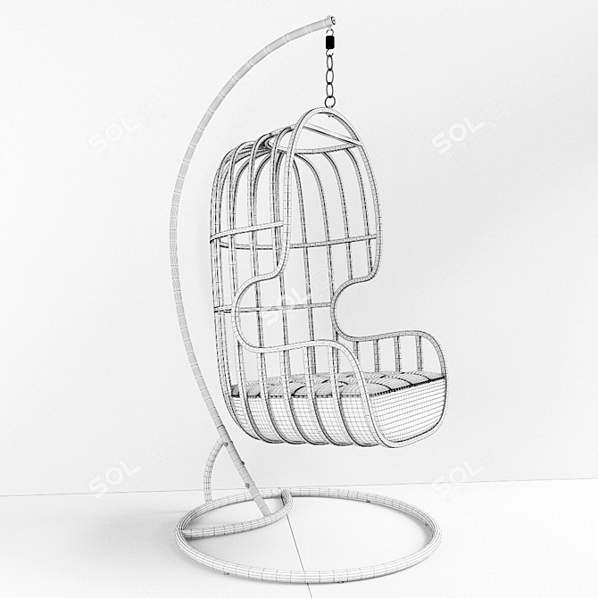 Eichholtz La Jolla Swing Chair 3D model image 2