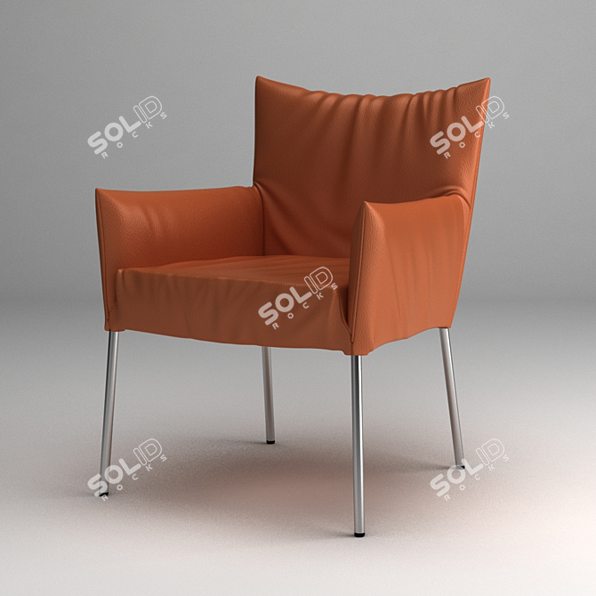 Modern Minimalist Mali Chair 3D model image 1