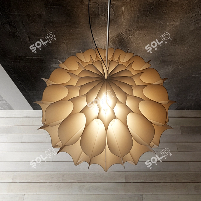 Phrena Hanging Lamp: Modern Illumination 3D model image 2