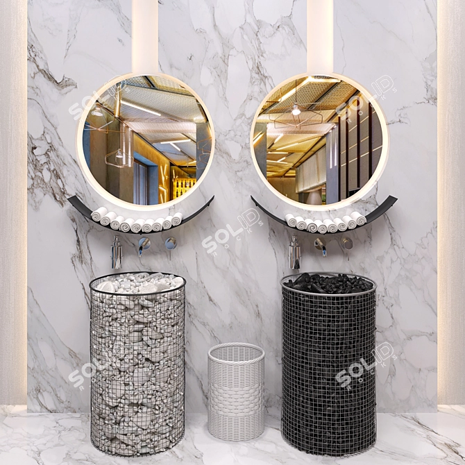 StoneSink - Water Illusion 3D model image 1