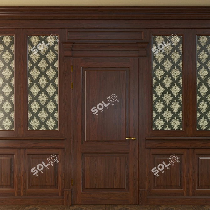 900 Door Panels Set 3D model image 1