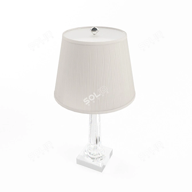 Elegant Saxon Table Lamp 3D model image 3