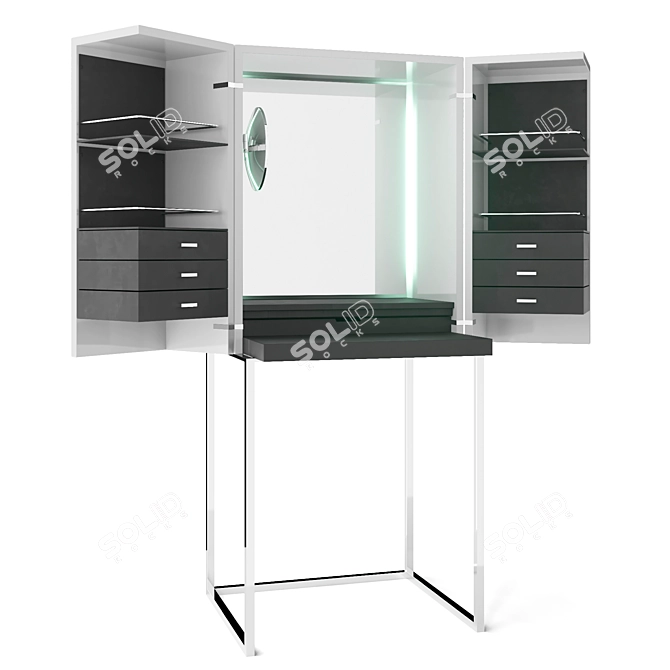 Yomei Magic Cube - Multi-functional Dressing Table 3D model image 3