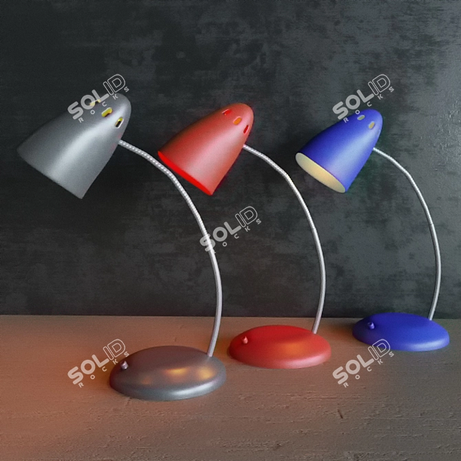 Multicolor Table Lamp 3D model image 1