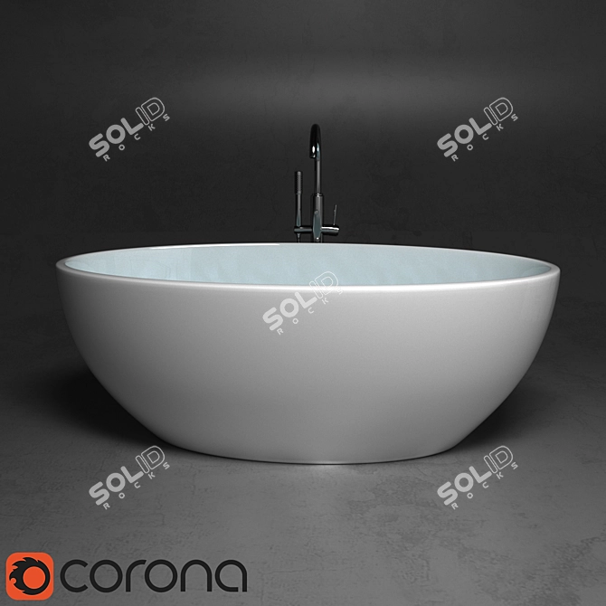 Luxury Bath Set: Alpen Venecia & Grohe Atrio 3D model image 3