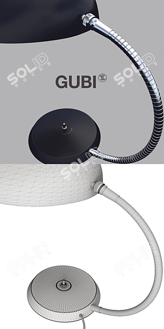 Gubi Cobra: Timeless Table Lamp 3D model image 3