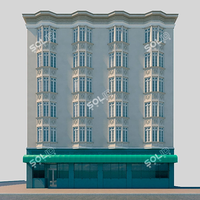 O'Farrell St SF Building 3D model image 1