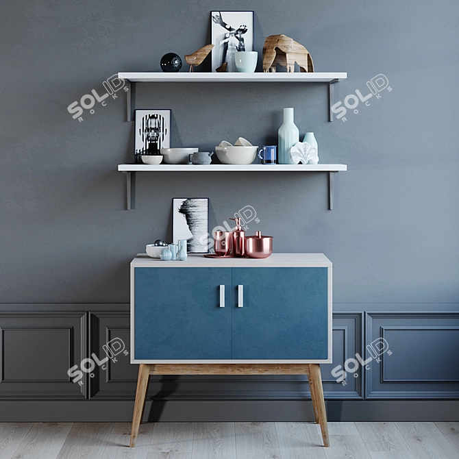 Elegant Decor Set for Stunning Interiors 3D model image 1