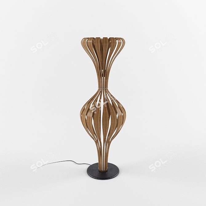 Elegant Floor Lamp: 3dsmax 2012 + Vray 3D model image 1