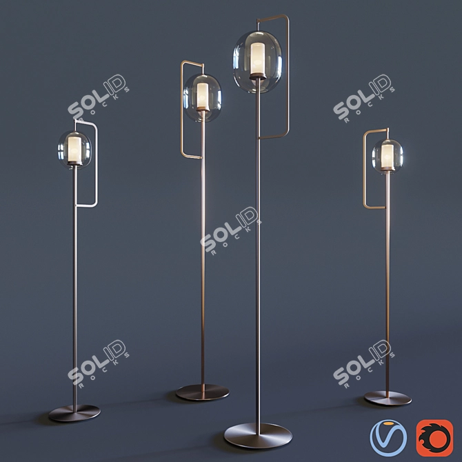 Luminous Lantern: Classicon Neri&Hu 3D model image 1