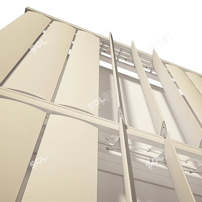 Sleeklam Facade Lamella 3D model image 3