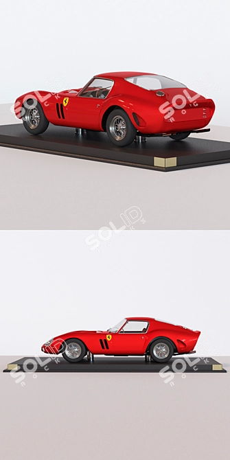 Exquisite Ferrari 250 GTO Collector's Model 3D model image 2