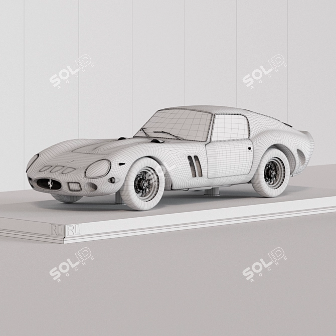 Exquisite Ferrari 250 GTO Collector's Model 3D model image 3