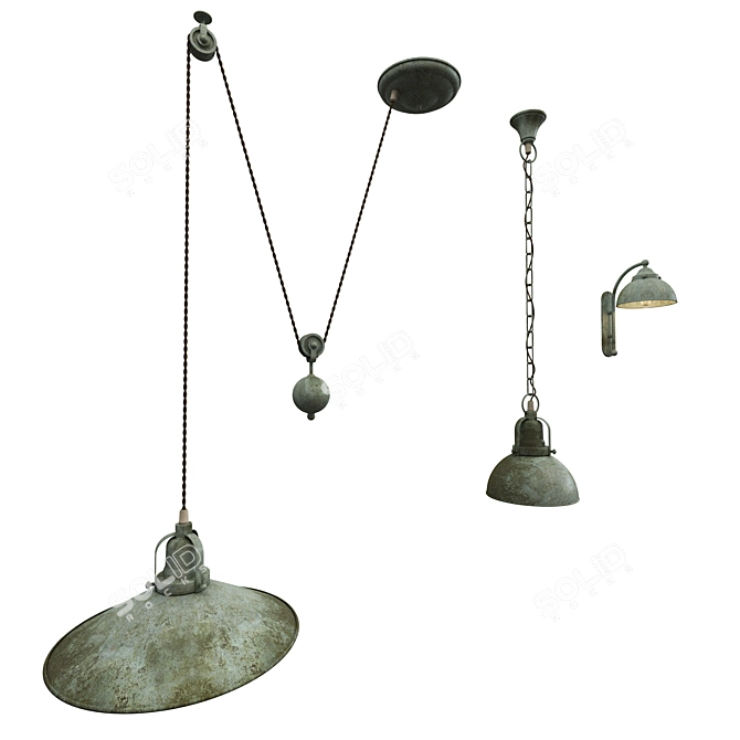 D'avo Lustrarte Lighting Set 3D model image 1