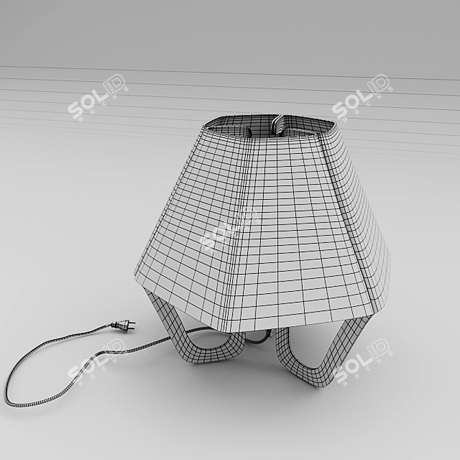 Hexa Honeycomb Table Lamp 3D model image 3