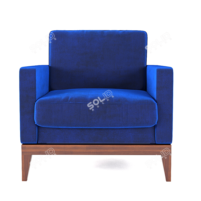 Estetica Nizza Armchair: Timeless Elegance for Your Home 3D model image 2