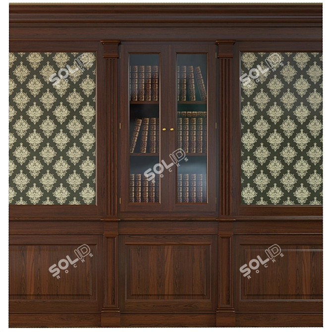 Modular Built-In Wardrobe: Versatile and Stylish 3D model image 1