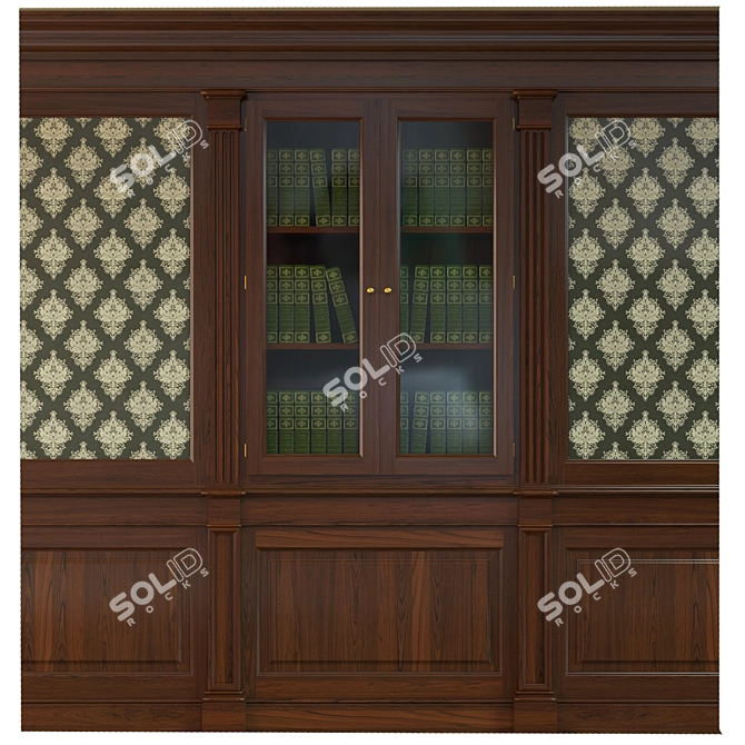 Built-In Wardrobe Set 3D model image 1