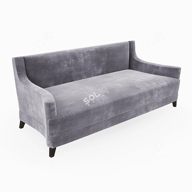 Elegant Louise Bradley Wentworth Sofa: Timeless Beauty for Your Space 3D model image 2