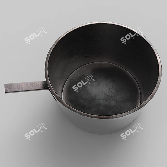 Virtual Reality Dirty Pot 3D Model 3D model image 2