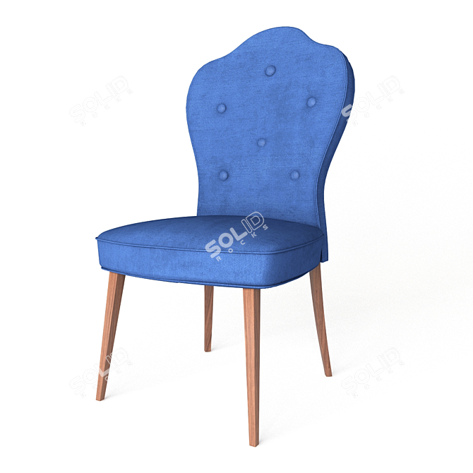 Bolton Chair: Stylish and Comfortable 3D model image 1