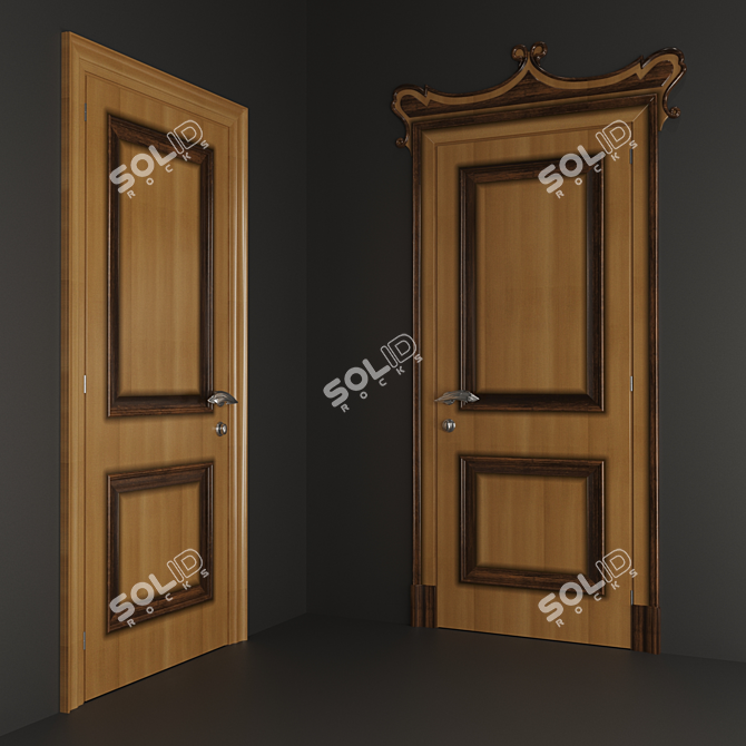 BIZZOTTO POR-25: Elegant Door 3D model image 2