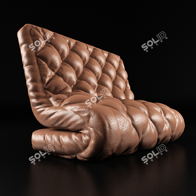 Cozy Comfort Soft Sofa 3D model image 1