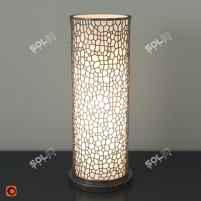 Eglo Almera Brown Table Lamp 3D model image 1