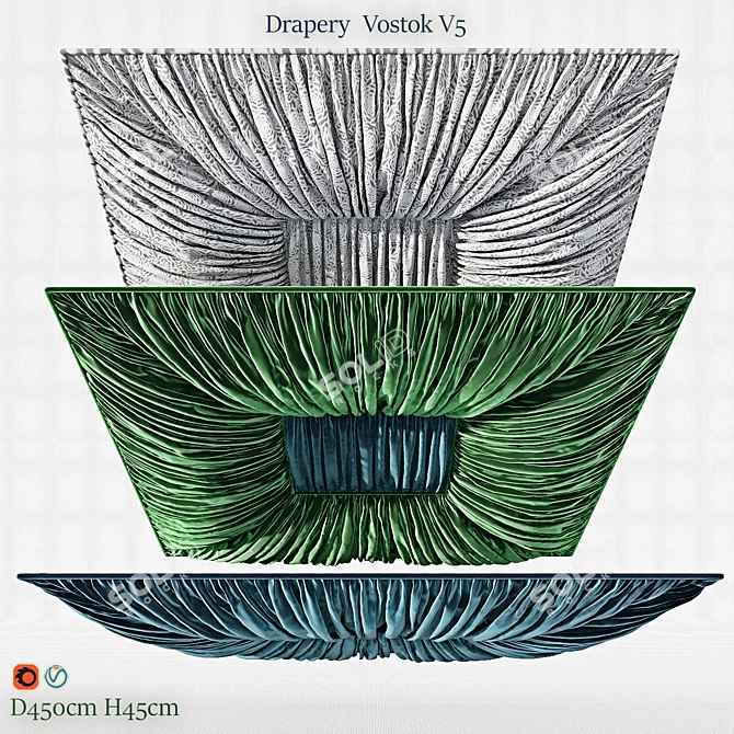 Classic Style Drapery: VOSTOK V6 3D model image 1