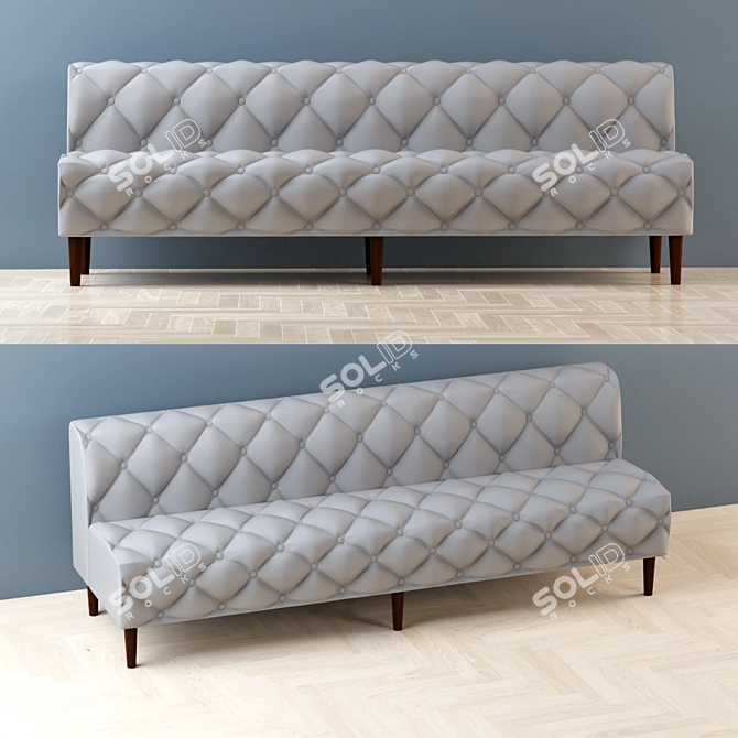 Classic Bar Sofa 3D model image 2