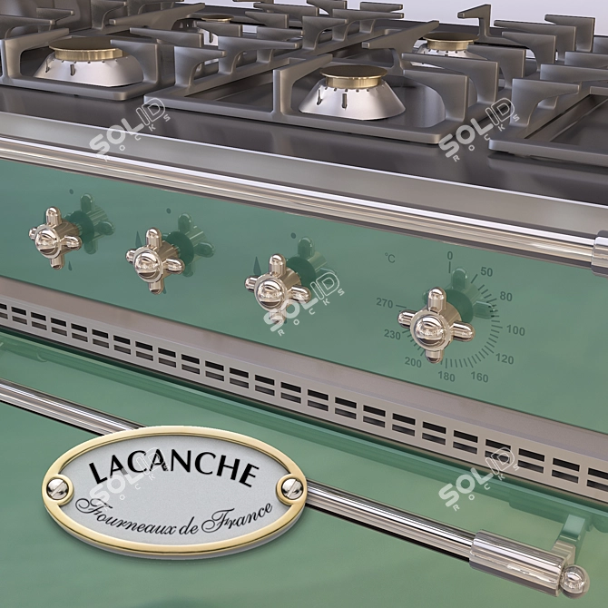 Lacanche Fontenay: The Ultimate Culinary Masterpiece 3D model image 2