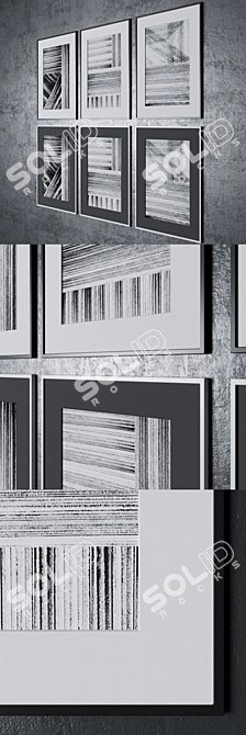 Daniele De Batté Black & White Texture Set 3D model image 2