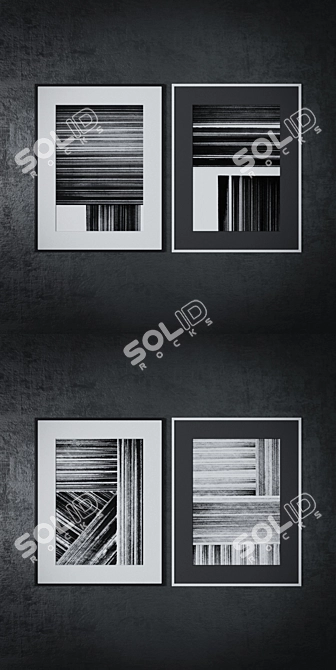 Daniele De Batté Black & White Texture Set 3D model image 3