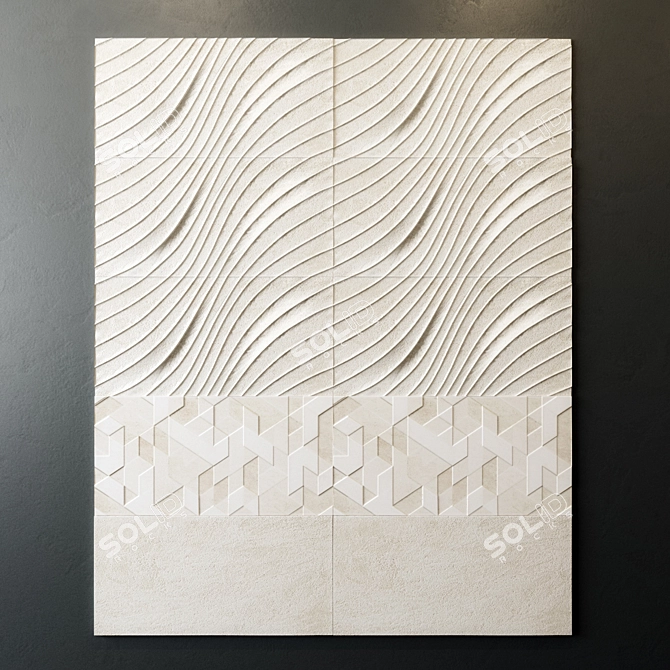 Paradyz Emilly Struktura Tile 3D model image 1