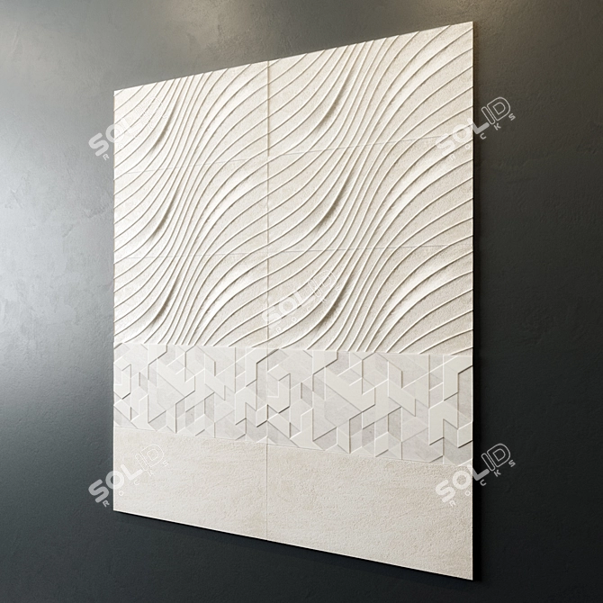 Paradyz Emilly Struktura Tile 3D model image 2