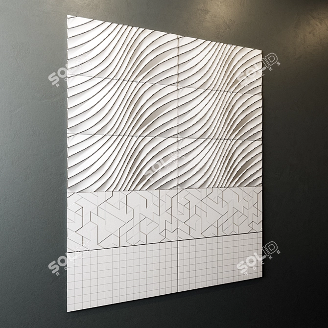 Paradyz Emilly Struktura Tile 3D model image 3